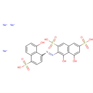 2,7-Naphthalenedisulfonic acid,4,5-dihydroxy-3-[(8-hydroxy-4-sulfo-1-naphthalenyl)azo]-, trisodium salt
