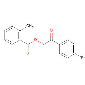 Benzenecarbothioic acid, 2-methyl-, S-[2-(4-bromophenyl)-2-oxoethyl]ester