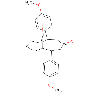 Bicyclo[5.3.1]undecane-4,11-dione, 2,6-bis(4-methoxyphenyl)-