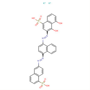 1-Naphthalenesulfonic acid,4,5-dihydroxy-3-[[4-[(5-sulfo-2-naphthalenyl)azo]-1-naphthalenyl]azo]-,dipotassium salt