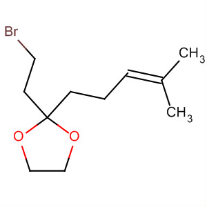 1,3-Dioxolane, 2-(2-bromoethyl)-2-(4-methyl-3-pentenyl)-