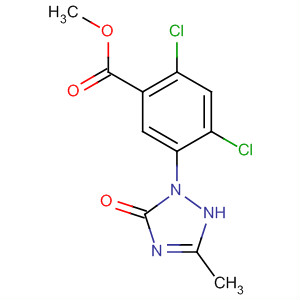 Benzoic acid,2,4-dichloro-5-(2,5-dihydro-3-methyl-5-oxo-1H-1,2,4-triazol-1-yl)-,methyl ester