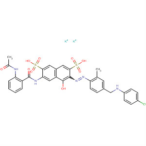 2,7-Naphthalenedisulfonic acid,6-[[2-(acetylamino)benzoyl]amino]-3-[[4-[[(4-chlorophenyl)amino]carbonyl]-2-methylphenyl]azo]-4-hydroxy-, dipotassium salt