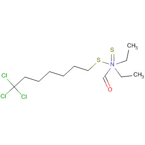 Carbamodithioic acid, diethyl-, 7,7,7-trichloroheptyl ester