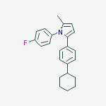 2-(4-cyclohexylphenyl)-1-(4-fluorophenyl)-5-methyl-1H-pyrrole