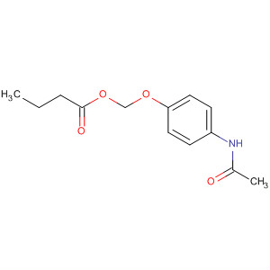 Butanoic acid, [4-(acetylamino)phenoxy]methyl ester