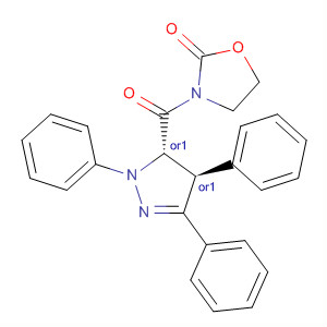 2-Oxazolidinone,3-[[(4R,5S)-4,5-dihydro-1,3,4-triphenyl-1H-pyrazol-5-yl]carbonyl]-, rel-