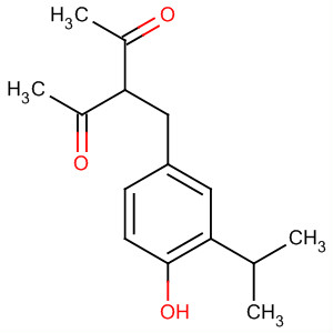 2,4-Pentanedione, 3-[[4-hydroxy-3-(1-methylethyl)phenyl]methyl]-