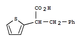 3-phenyl-2-(thiophen-2-yl)propanoic acid