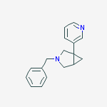 3-Azabicyclo[3.1.0]hexane, 3-(phenylmethyl)-1-(3-pyridinyl)-