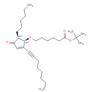 Hexanoic acid,6-[[(1R,5S)-5-hexyl-2-(1-octyn-1-yl)-4-oxo-2-cyclopenten-1-yl]oxy]-,1,1-dimethylethyl ester, rel-