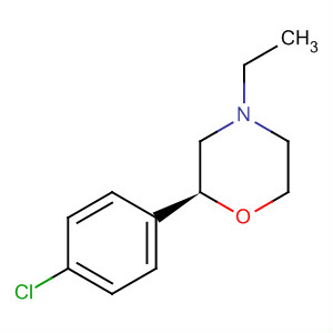 Morpholine, 2-(4-chlorophenyl)-4-ethyl-, (2S)-