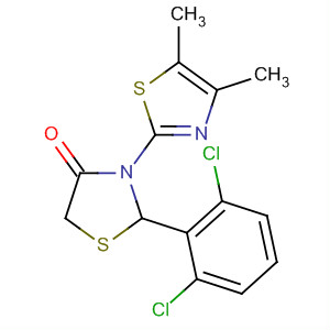 4-Thiazolidinone, 2-(2,6-dichlorophenyl)-3-(4,5-dimethyl-2-thiazolyl)-