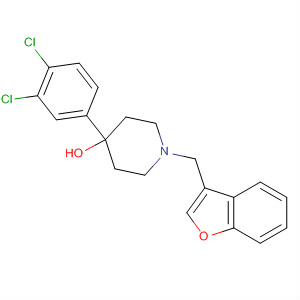 4-Piperidinol, 1-(3-benzofuranylmethyl)-4-(3,4-dichlorophenyl)-