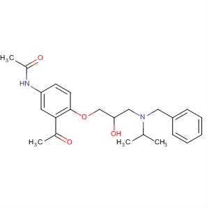 Acetamide,N-[3-acetyl-4-[2-hydroxy-3-[(1-methylethyl)(phenylmethyl)amino]propoxy]phenyl]-