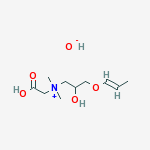(3-allyloxy-2-hydroxy)propylcarboxymethyldimethylammonium hydroxide