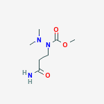 Hydrazinecarboxylic acid, 1-(3-amino-3-oxopropyl)-2,2-dimethyl-, methy l ester