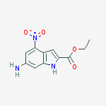 ethyl 6-amino-4-nitro-1H-indole-2-carboxylate