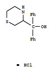 2-[hydroxy(diphenyl)methyl]morpholine-3-thione hydrochloride