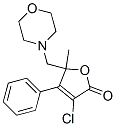 3-chloro-5-methyl-5-(morpholin-4-ylmethyl)-4-phenyl-furan-2-one