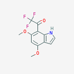 4,6-Dimethoxy-7-trifluoroacetyl indole