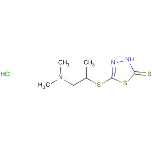 1,3,4-Thiadiazole-2(3H)-thione,5-[[2-(dimethylamino)-1-methylethyl]thio]-, monohydrochloride
