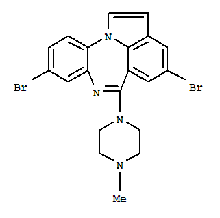 [1,5]Benzodiazepino[3,2,1-hi]indole,4,9-dibromo-6-(4-methyl-1-piperazinyl)-