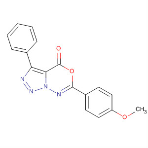 4H-[1,2,3]Triazolo[1,5-d][1,3,4]oxadiazin-4-one,6-(4-methoxyphenyl)-3-phenyl-