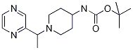 [1-(1-Pyrazin-2-yl-ethyl)-piperidin-4-yl]-carbaMic acid tert-butyl ester, 98+% C16H26N4O2, MW: 306.41 molecular structure