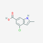 4-Chloro-2-methyl-1H-indole-6-carboxylic acid