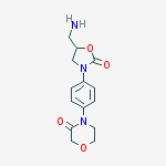 4-[4-[5-(aminomethyl)-2-oxo-1,3-oxazolidin-3-yl]phenyl]morpholin-3-one