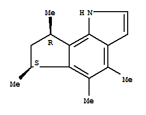 Cyclopent[g]indole,1,6,7,8-tetrahydro-4,5,6,8-tetramethyl-, (6S-cis)-
