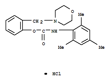 2-(morpholin-4-ylmethyl)phenyl (2,4,6-trimethylphenyl)carbamate hydrochloride