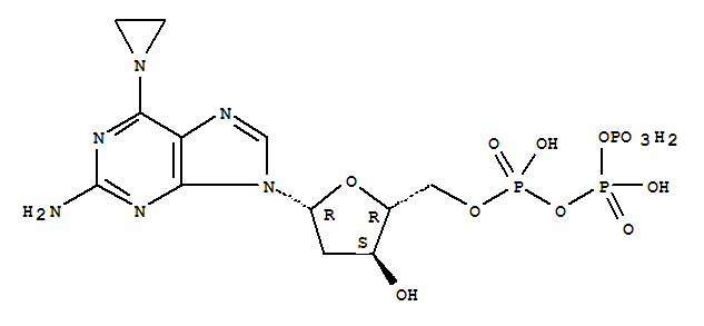 9-(2-deoxy-5-O-triphospho-beta-ribofuranosyl)-N(6),N(6)-ethano-2,6-diaminopurine