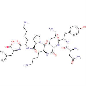 L-Leucine, L-asparaginyl-L-tyrosyl-L-lysyl-L-lysyl-L-prolyl-L-lysyl-