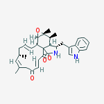 (1E,4S,5Z,9E,14S,14aR,15S,15aR,16aS,16bR)-14-(1H-indol-3-ylmethyl)-4,6,15,15a-tetramethyl-4,7,14,14a,15,15a,16a,16b-octahydro-3H-cyclotrideca[d]oxireno[f]isoindole-8,11,12(13H)-trione
