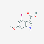 4-Fluoro-6-methoxyindole-3-carboxylic acid