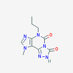 9-methyl-6-propyl-2h-[1,2,4]triazolo[3,4-f]purine-3,5-dione