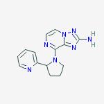 8-(2-(pyridin-2-yl)pyrrolidin-1-yl)-[1,2,4]triazolo[1,5-a]pyrazin-2-amine