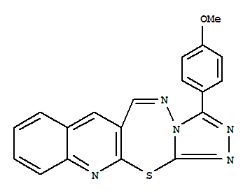 3-(4-methoxyphenyl)[1,2,4]triazolo[3',4':2,3][1,3,4]thiadiazepino[7,6-b]quinoline