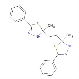 1,3,4-Thiadiazole,2,2'-(1,2-ethanediyl)bis[2,3-dihydro-2-methyl-5-phenyl-