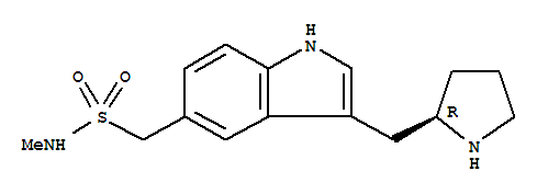 1H-Indole-5-methanesulfonamide, N-methyl-3-(2-pyrrolidinylmethyl)-, (R)-