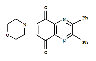 5,8-Quinoxalinedione,6-(4-morpholinyl)-2,3-diphenyl-