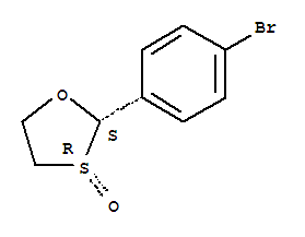 (2S)-2-(4-bromophenyl)-1,3-oxathiolane 3-oxide molecular structure