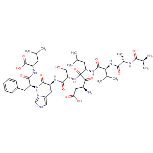 L-Leucine,L-alanyl-L-alanyl-L-valyl-L-a-aspartyl-L-leucyl-L-seryl-L-histidyl-L-phenylalanyl-