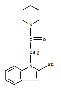 1-(2-oxo-2-piperidin-1-ylethyl)-2-phenyl-1H-indole