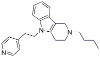 2,3,4,5-Tetrahydro-2-butyl-5-[2-(4-pyridyl)ethyl]-1H-pyrido[4,3-b]indole