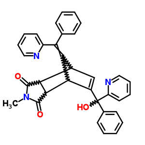 5-[hydroxy(phenyl)pyridin-2-ylmethyl]-2-methyl-8-[phenyl(pyridin-2-yl)methylidene]-3a,4,7,7a-tetrahydro-1H-4,7-methanoisoindole-1,3(2H)-dione