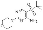 5-(TERT-BUTYLSULFONYL)-2-MORPHOLINOPYRIMIDIN-4-AMINE