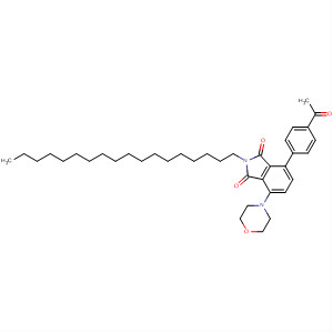 1H-Isoindole-1,3(2H)-dione,4-(4-acetylphenyl)-7-(4-morpholinyl)-2-octadecyl-